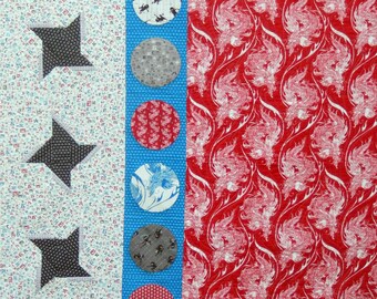 Ninja Stars - PDF Quilt Pattern - Uncle Paul's Quilting Company - Riley Blake Designs