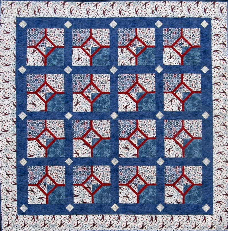 Diamonds in the Sky  Quilt Pattern image 1