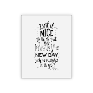 Download 16x20 Anne Green Gables Classic Book Quote, Inspirational Printable Gift, Neutral Wall Art, Literature Lovers, Hand Lettered Print