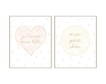 Je T Aime Mon Bebe Etsy