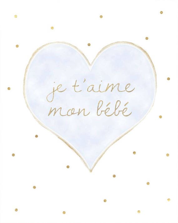 Printable Wall Art Baby Boy Gift Je T Aime Mon Bebe Etsy Printable Wall Art Baby Boy Gift Je T Aime Mon Bebe Etsy