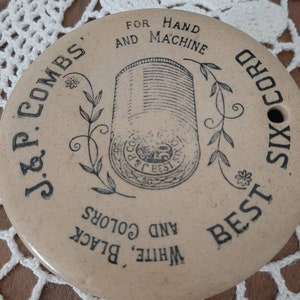 Antiek/Vintage Tan J & P-kammen ronde draad hand of machinaal Moira aardewerk houder/Made in England 5" diameter/