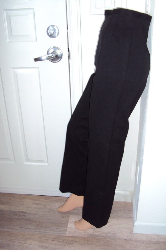 1960s Womens Black Jantzen Stretchy Pants Size S-M
