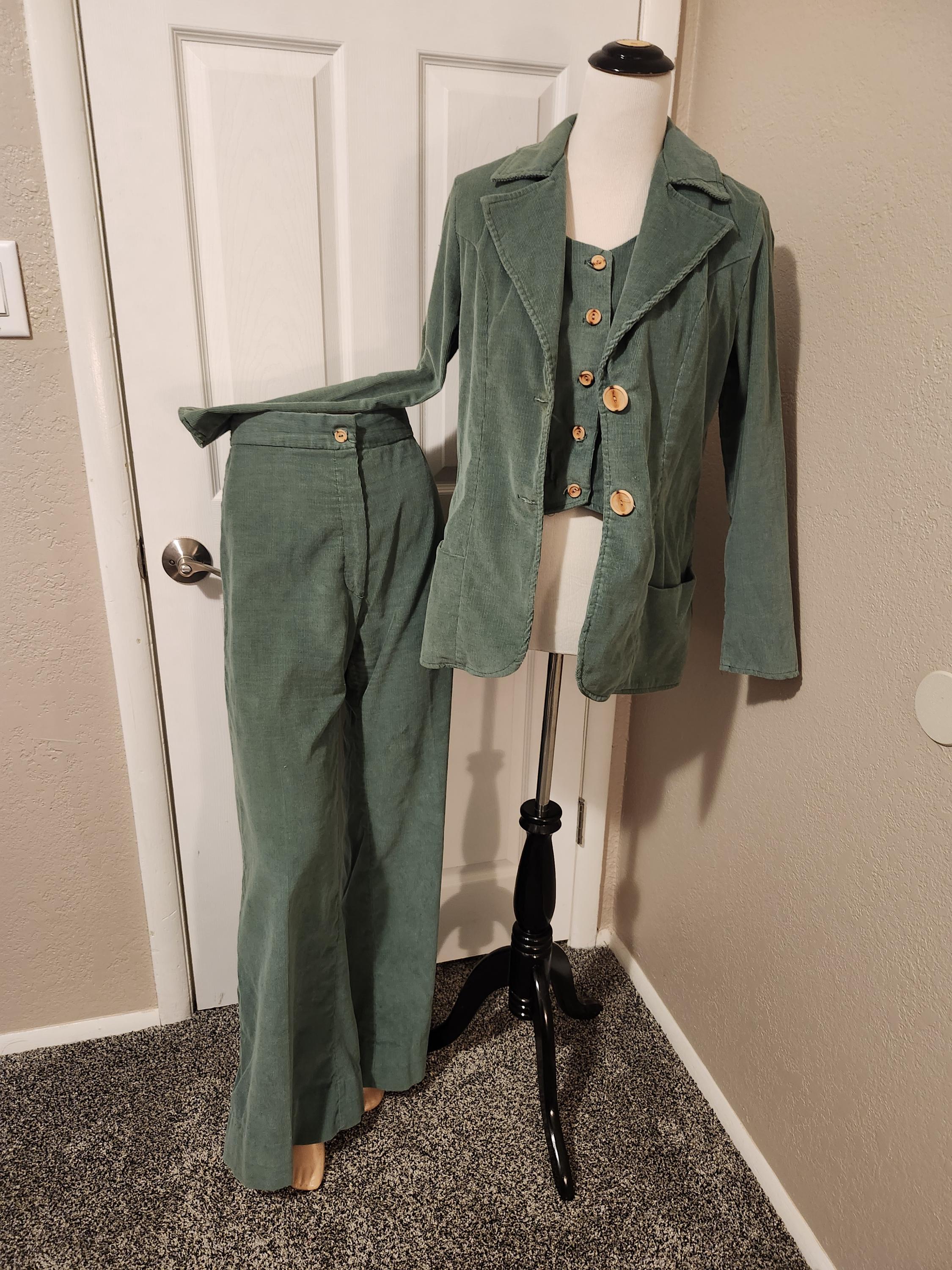 70s Bell Bottom Corduroy Pants - Etsy display picture 1