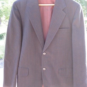 1960er-70er Herren Mantel / Anzug / Größe 38 / Größe S / Seide Blazer / Retro Sportmantel
