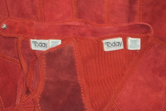 1970s Womens Ms Today Fall Burnt Orange/Rust 2 pi… - image 8