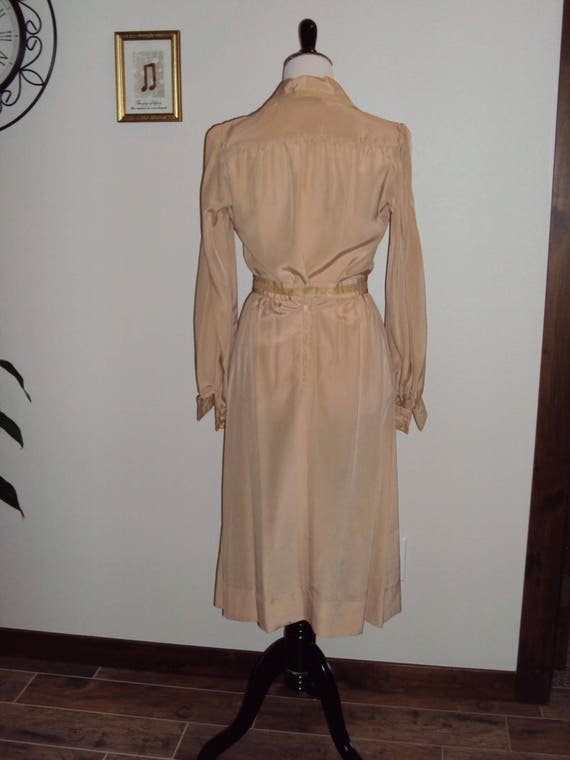 1970s-80s Adolph Schuman 2 Piece Sheer Polyester … - image 3