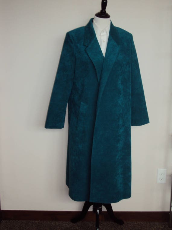 1980s Womens Emerald/Jade Green Ultrasuede Lilli A