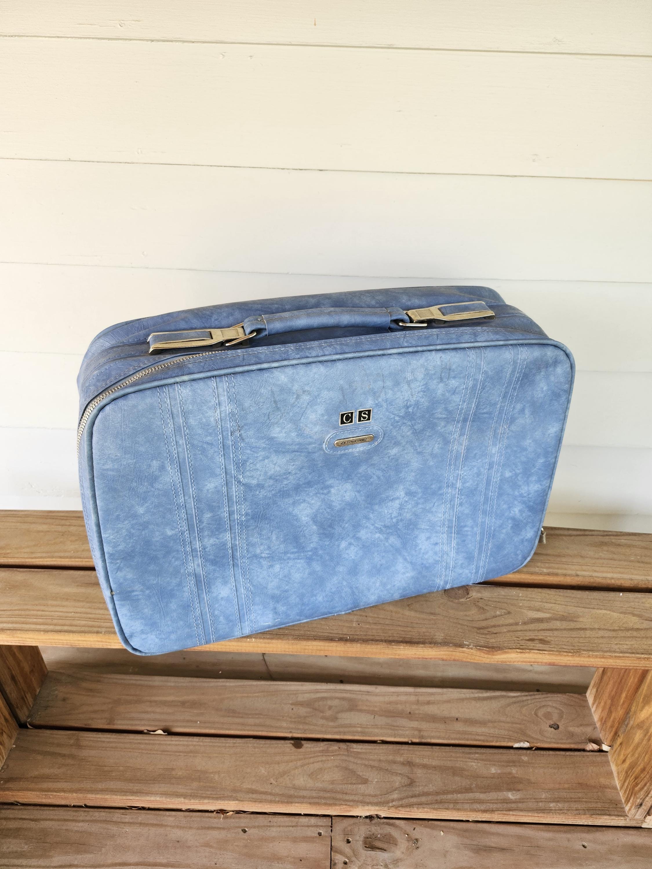 70s Blue Travel Suitcase - Etsy - Page 2