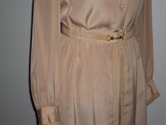 1970s-80s Adolph Schuman 2 Piece Sheer Polyester … - image 5