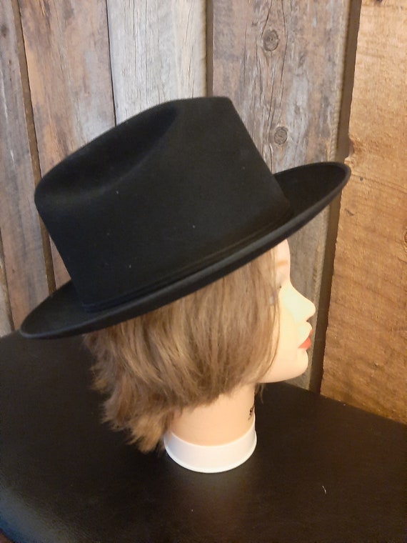 Mid Century Black Mens/Womens Size 6 7/8 Adam Fel… - image 5