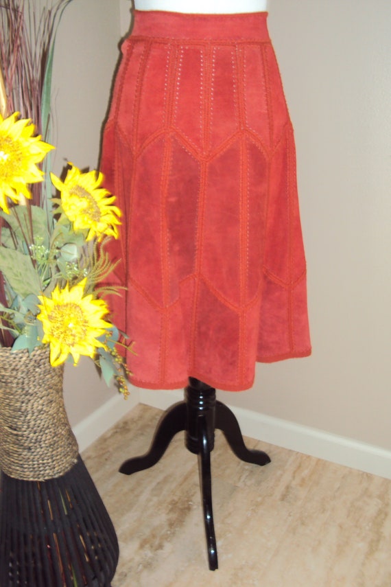 1970s Womens Ms Today Fall Burnt Orange/Rust 2 pi… - image 7