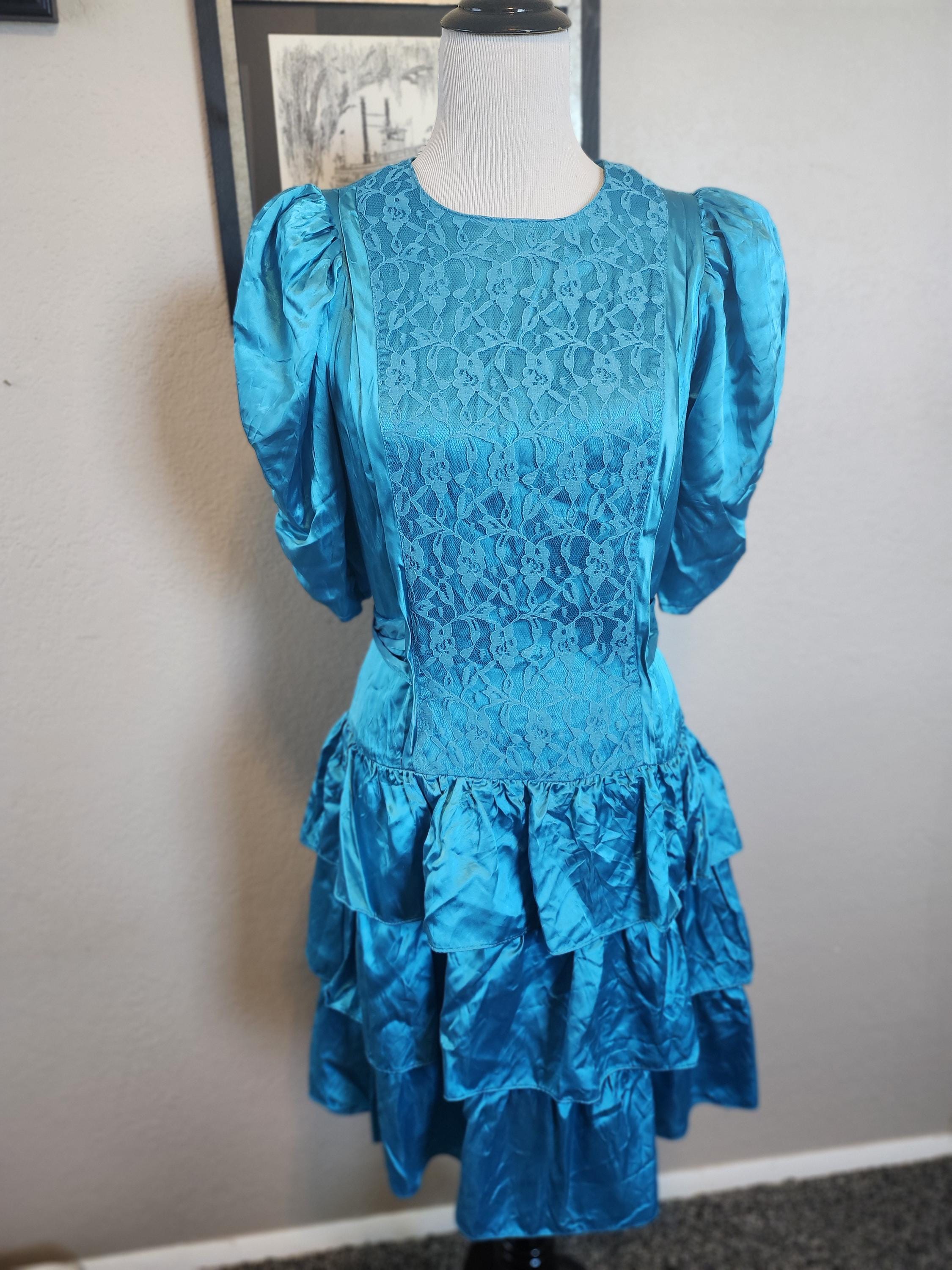Teal Mini Dress - Etsy