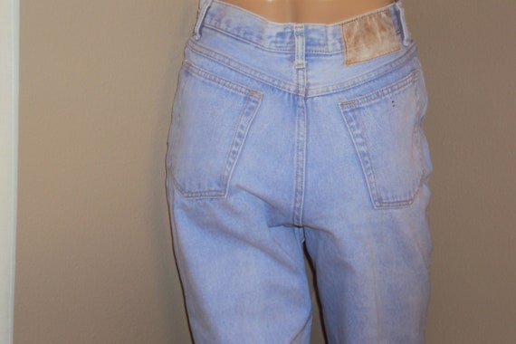 1980s-90s L.A. Blues Light Wash Denim High Waist … - image 9