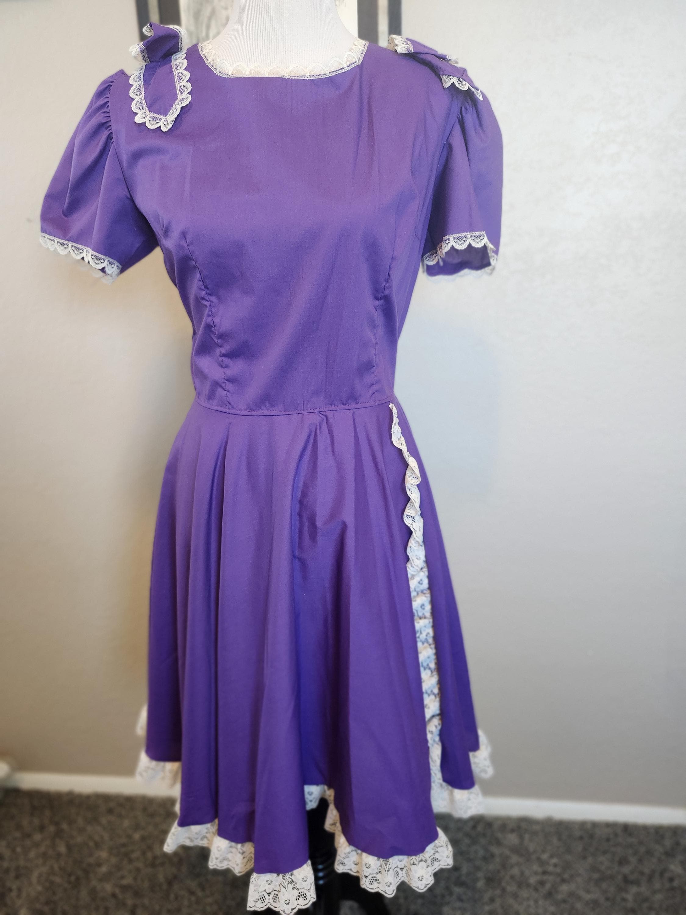 Country Western Purple Dress - Etsy