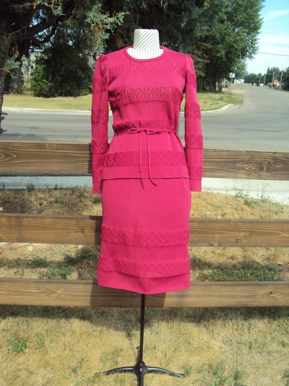 Buy 1970s Womens 2 Piece Fall Red Franco Verdi Sweater Dress Size S/polyester Belted Sweater Dress/waffle Knit Sweater Dress/ Vtg Sweater Dress Online in India - Etsy Buy 1970s Womens 2 Piece Fall Red Franco Verdi Sweater Dress Size S/polyester Belted Sweater Dress/waffle Knit Sweater Dress/ Vtg Sweater Dress Online in India - Etsy