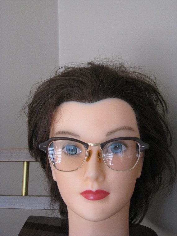 1950s Womens Prescription /RX Cateye Glasses/ Eye… - image 1