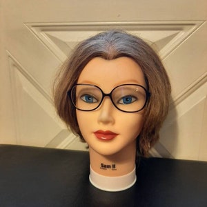 Vintage Womens Maroon/Brown Plastic Liz Claiborne Prescription Oversize Eyeglasses/ Vintage RX Liz Claiborne Frames 1.75&quot; X 2.25&quot;/ Claiborne