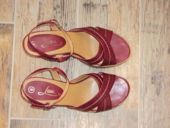 D'Accori Skye mirrored faux leather platform sandals D'Accori