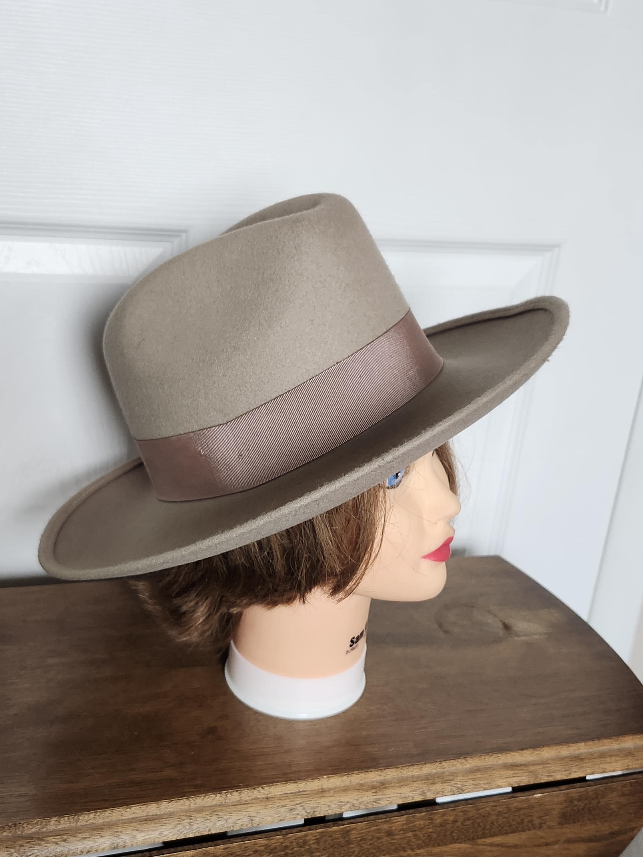 Bloomingdale\'s Vintage Ladies Wool Fedora Hat - Italy Aqua Ladies 100% Wool Made in Italy Hat Black | Mercari main image 3