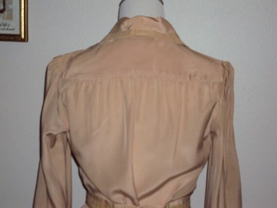 1970s-80s Adolph Schuman 2 Piece Sheer Polyester … - image 4