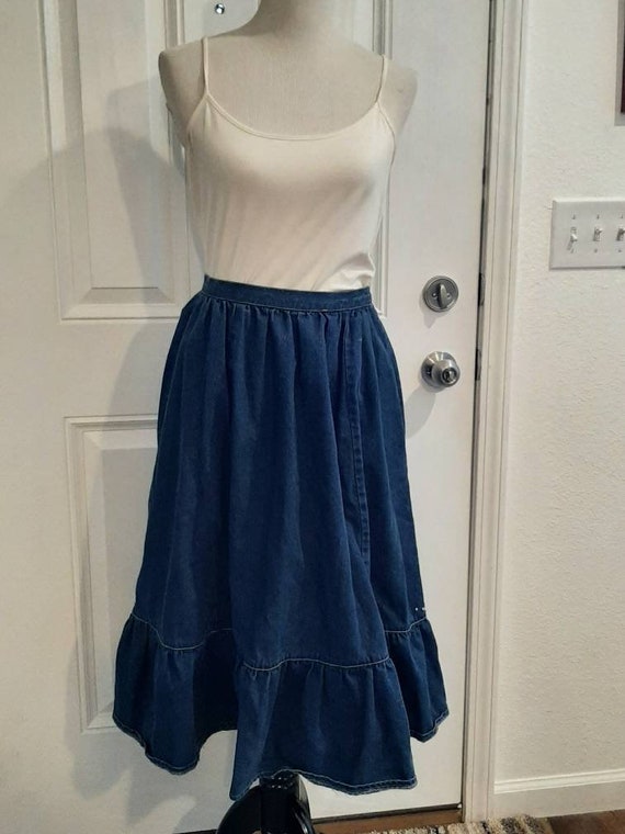 Ruffled prairie clearance skirt