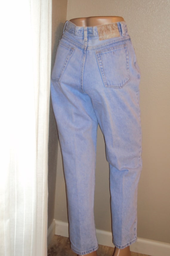 1980s-90s L.A. Blues Light Wash Denim High Waist … - image 1