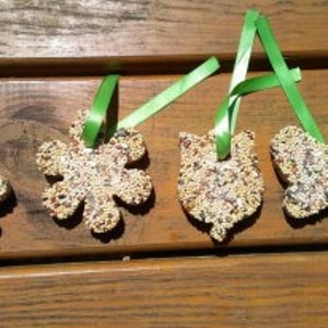 Wild Bird Seed Bird Feeder Ornament Feeder- Set of 4 Spring Collection