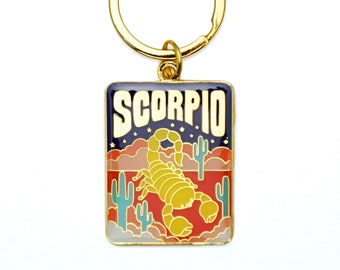 Scorpio Keychain