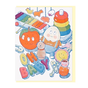 Carte typographique Oh Baby Toys