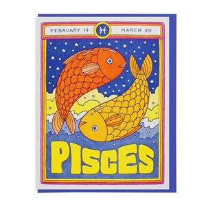 Carte typographique Poissons