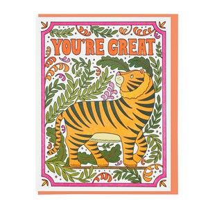 Vous êtes une grande carte typographique Tiger