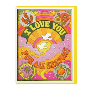 Carte typographique Love For All Seasons