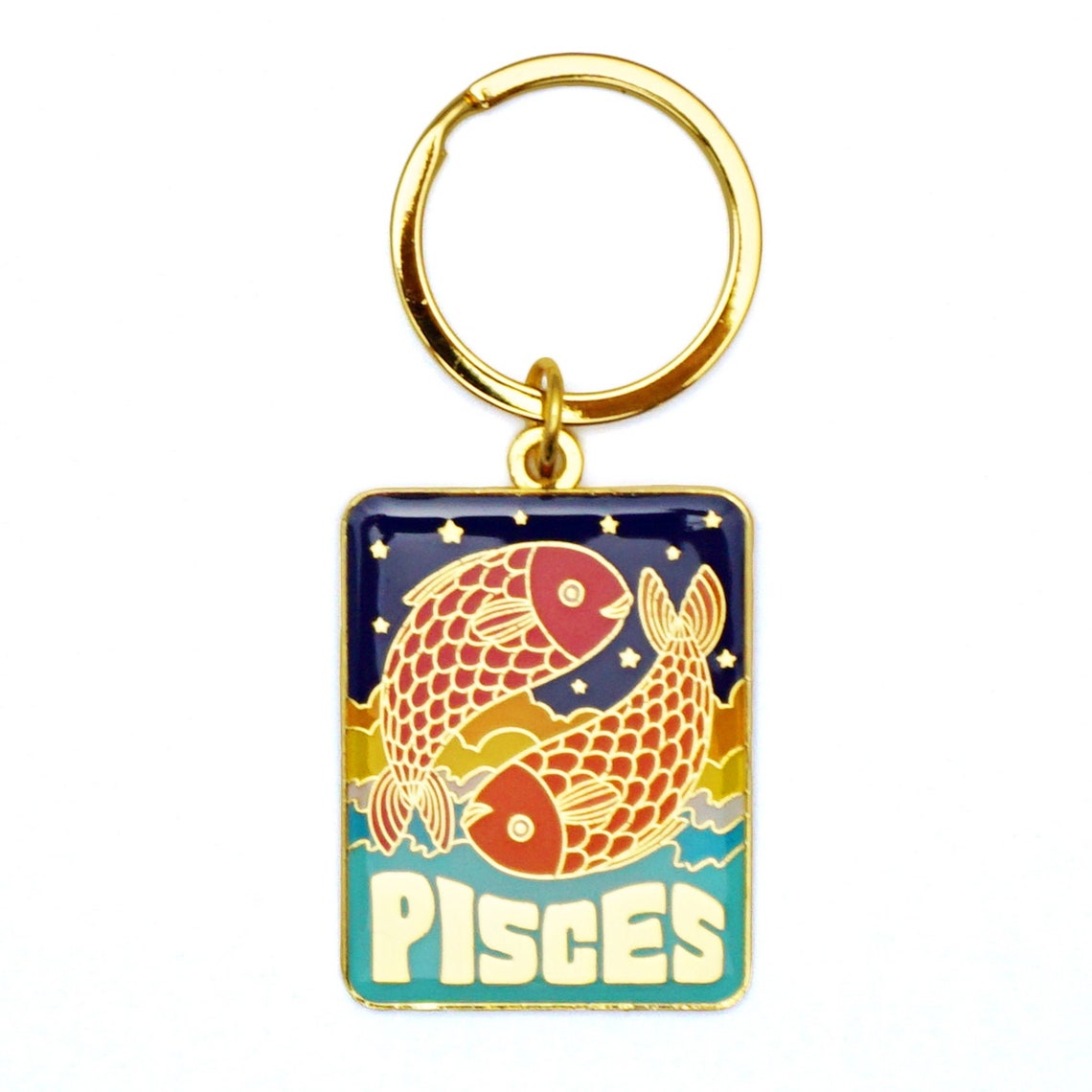 Pisces Keychain Etsy
