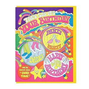 Carte typographique Ils disent que c'est votre anniversaire