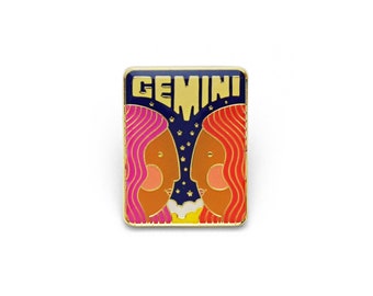 Gemini Enamel Pin