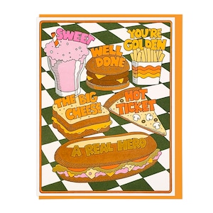 Carte typographique Nice Meal