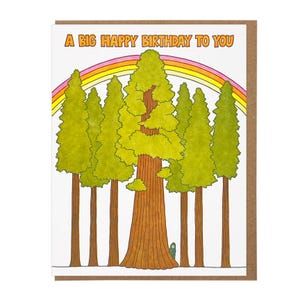 Carte typographique Bigfoot de joyeux anniversaire Bigfoot