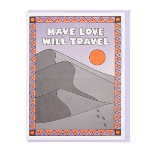 Have Love Will Travel Carte typographique