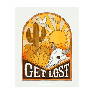 Get Lost Risograph Druck