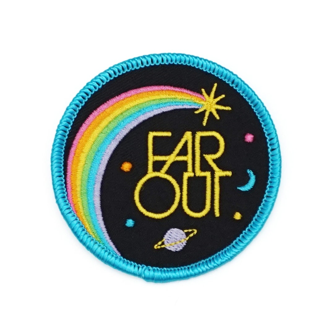 Far Out Iron on Patch - Etsy