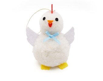 Chicken Pom Pom Ornament