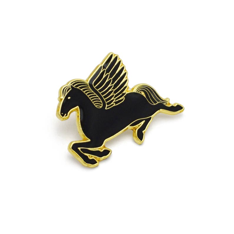 Pegasus Enamel Pin Etsy