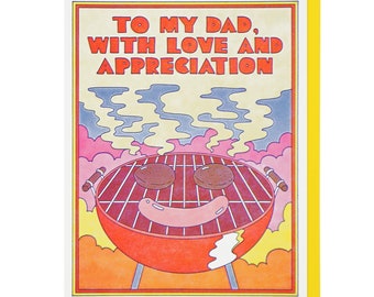 To My Dad With Love And Appreciation Letterpress Card