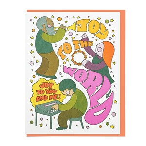 Carte typographique Joy To The World Band