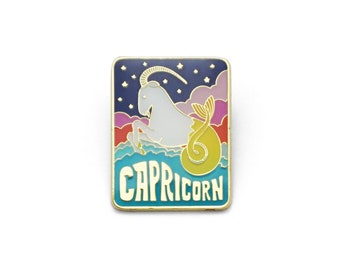 Capricorn Enamel Pin