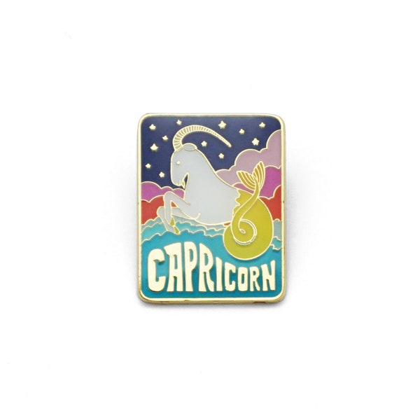 Capricorn Enamel Pin