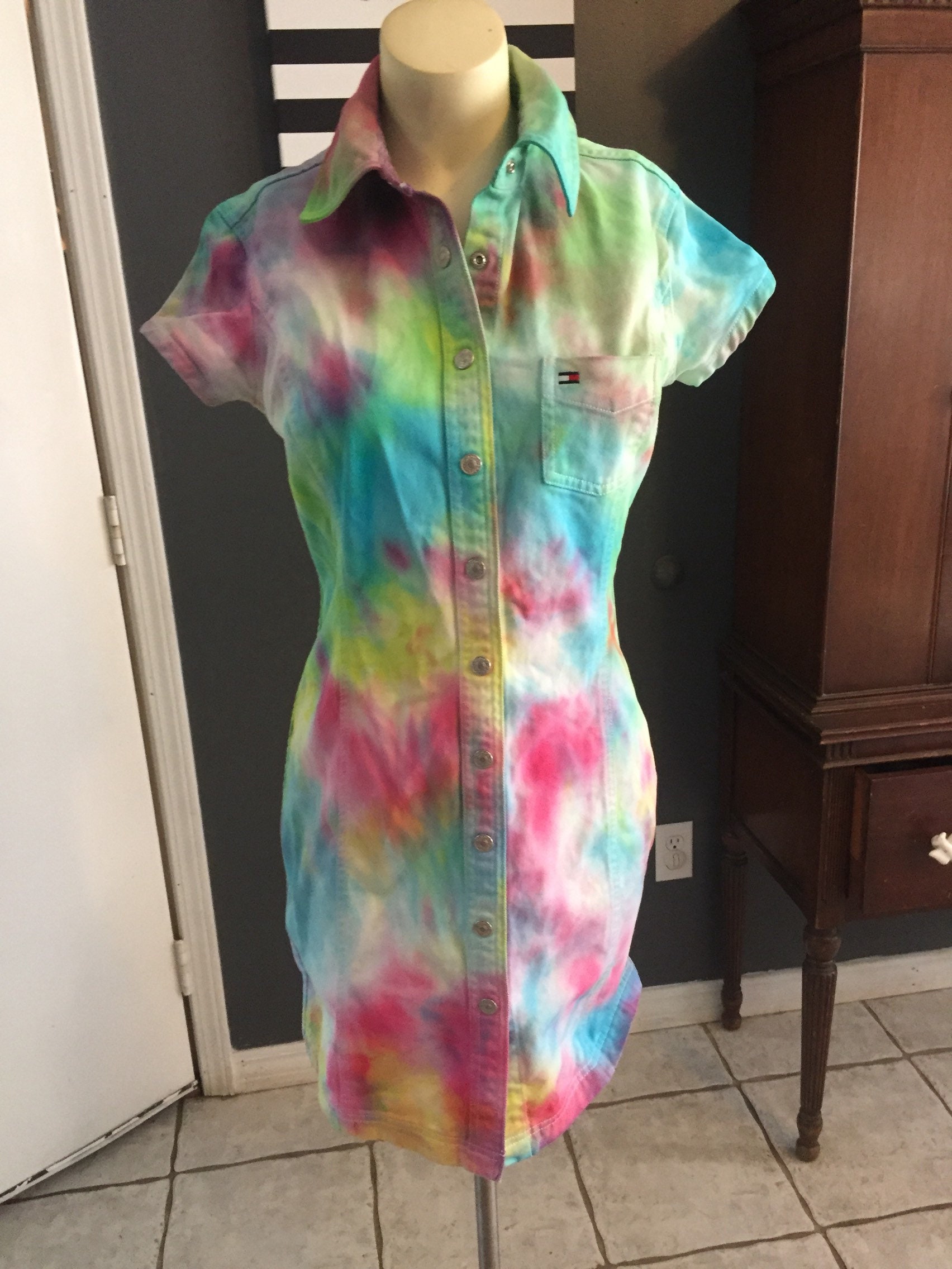 Tommy hilfiger tie dye dress Clearance