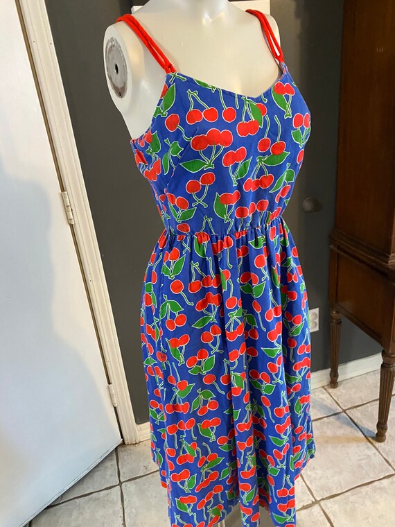 Vintage jenni cherries dress size 5/6 rockabilly