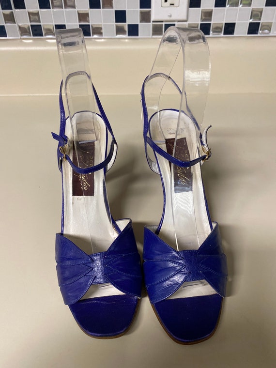 Petra for lord and Taylor deep royal blue vintage… - image 1